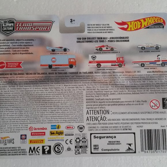 2022 Hot Wheels Car Culture Team Transport #42 Lancia Stratos Group 5 Sakura Spr - Picture 3 of 3